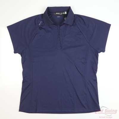 New Womens Ralph Lauren RLX Sleeveless X-Large XL Navy Blue MSRP $90