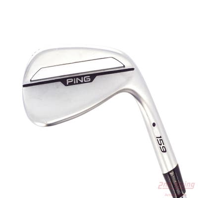 Ping s159 Chrome Wedge Gap GW 52° 12 Deg Bounce S Grind Ping Z-Z115 Steel X-Stiff Right Handed Black Dot 37.75in