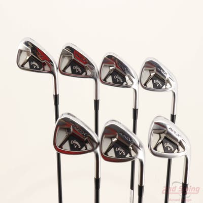 Callaway Apex 21 Iron Set 5-PW AW Aldila NV 45 Iron Graphite Senior Right Handed -1/4"