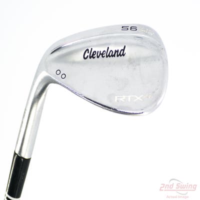 Cleveland RTX 4 Tour Satin Wedge Sand SW 56° 10 Deg Bounce Mid FST KBS Hi-Rev 2.0 115 Steel Wedge Flex Left Handed 35.5in