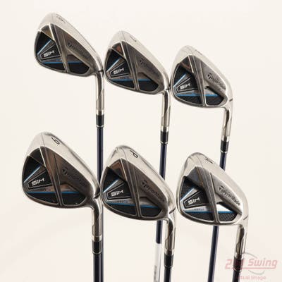 TaylorMade SIM MAX Iron Set 6-PW AW Fujikura Ventus Blue 6 Graphite Regular Right Handed STD