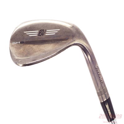 Titleist Vokey SM9 Brushed Steel Wedge Lob LW 60° 8 Deg Bounce M Grind FST KBS Hi-Rev 2.0 125 Steel Stiff Right Handed 35.0in