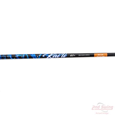 Used W/ TaylorMade RH Adapter Mitsubishi Rayon Kai'li Blue 60g Driver Shaft X-Stiff 44.5in