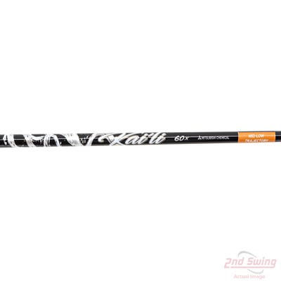 Used W/ TaylorMade RH Adapter Mitsubishi Rayon Kai'li White 60g Driver Shaft X-Stiff 44.5in