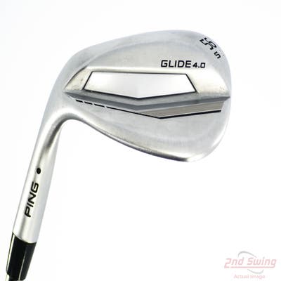 Ping Glide 4.0 Wedge Sand SW 56° 12 Deg Bounce S Grind Z-Z 115 Wedge Steel Wedge Flex Left Handed Black Dot 35.75in