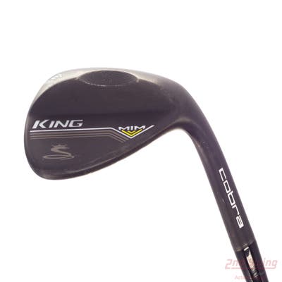 Cobra KING MIM Black Wedge Lob LW 58° 6 Deg Bounce W Grind FST KBS $-Taper Black PVD Steel Stiff Right Handed 35.0in