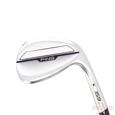 Ping s159 Chrome Wedge Lob LW 58° 10 Deg Bounce S Grind Dynamic Gold Mid 115 Steel Stiff Right Handed Blue Dot 35.25in