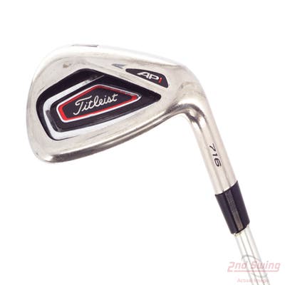 Titleist 712 AP1 Single Iron Pitching Wedge PW FST KBS Tour C-Taper 110 Steel Stiff Right Handed 35.0in