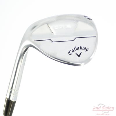 Mint Callaway Opus Platinum Chrome Wedge Lob LW 60° 10 Deg Bounce S Grind True Temper Dynamic Gold Mid 115 Wedge Steel Wedge Flex Left Handed 34.75in