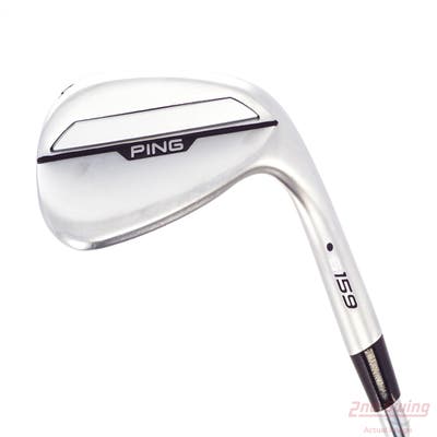 Ping s159 Chrome Wedge Sand SW 54° 12 Deg Bounce S Grind Dynamic Gold Mid 115 Steel Stiff Right Handed Black Dot 35.5in