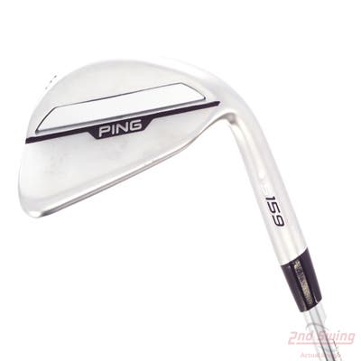 Ping s159 Chrome Wedge Sand SW 56° 10 Deg Bounce E Grind Ping Z-Z115 Steel Stiff Right Handed White Dot 35.5in