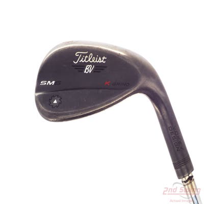 Titleist Vokey SM6 Jet Black Wedge Lob LW 58° 12 Deg Bounce K Grind True Temper Dynamic Gold S200 Steel Stiff Right Handed 36.75in