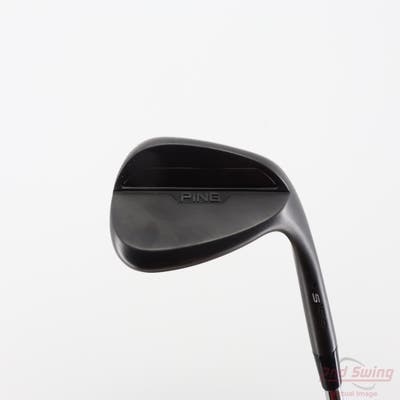 Ping s159 Midnight Wedge Sand SW 56° 12 Deg Bounce S Grind Stock Steel Shaft Steel Wedge Flex Right Handed Black Dot 35.5in