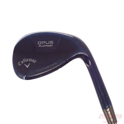 Callaway Opus Platinum Blue Wedge Sand SW 56° 12 Deg Bounce S Grind Dynamic Gold Mid 115 Gunmetal Steel Wedge Flex Right Handed 35.0in