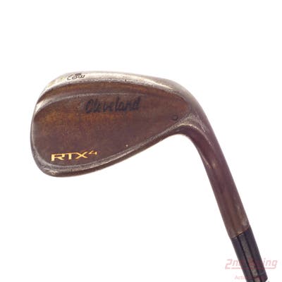 Cleveland RTX 4 Tour Raw Wedge Lob LW 58° 6 Deg Bounce Dynamic Gold Tour Issue S400 Steel Stiff Right Handed 35.0in