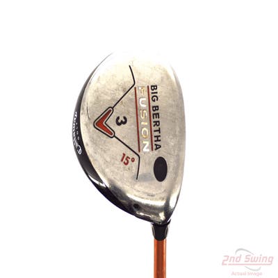 Callaway Big Bertha Fusion Fairway Wood 3 Wood 3W 15° Callaway Aldila NVS Graphite Ladies Right Handed 42.5in