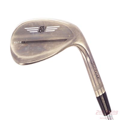 Titleist Vokey SM9 Brushed Steel Wedge Lob LW 58° 14 Deg Bounce K Grind Titleist Vokey BV Steel Wedge Flex Right Handed 35.0in