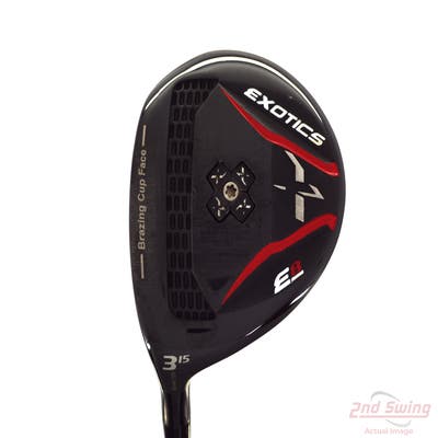 Tour Edge Exotics E8 Fairway Wood 3 Wood 3W 15° Fujikura Exotics Pro 57 Graphite Regular Left Handed 43.5in