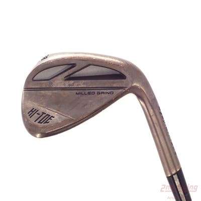 TaylorMade Milled Grind HI-TOE 3 Copper Wedge Lob LW 58° 13 Deg Bounce FST KBS Hi-Rev 2.0 115 Steel Wedge Flex Right Handed 34.5in