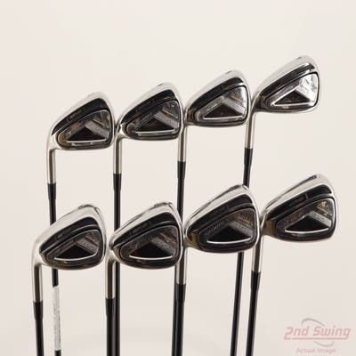 Tour Edge Hot Launch E525 Iron Set 4-PW UST Mamiya Helium Graphite Senior Left Handed +1 1/2"