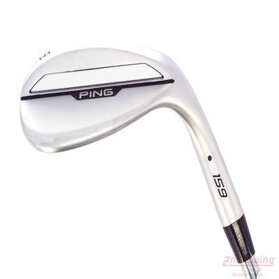 Ping s159 Chrome Wedge Lob LW 58° 8 Deg Bounce H Grind Dynamic Gold Mid 115 Steel Stiff Right Handed Black Dot 35.25in