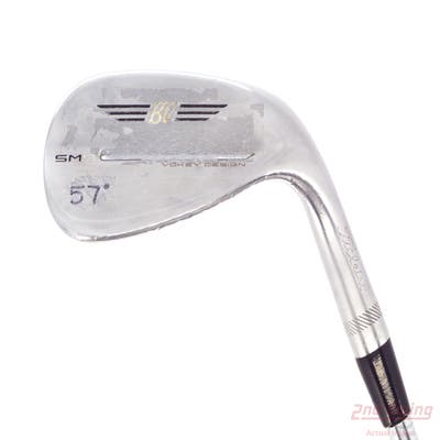 Titleist Vokey SM9 Tour Chrome Wedge Sand SW 56° 14 Deg Bounce F Grind Titleist Vokey BV Steel Wedge Flex Right Handed 35.25in