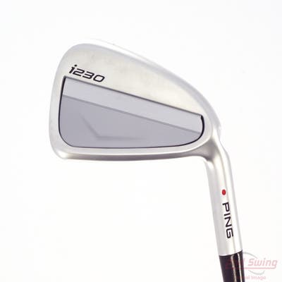 Ping i230 Single Iron 6 Iron Aerotech SteelFiber i70cw Graphite Regular Right Handed Red dot 37.25in