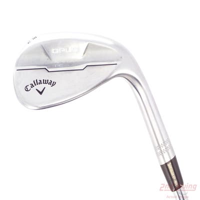 Callaway Opus Brushed Chrome Wedge Lob LW 58° 12 Deg Bounce W Grind True Temper Dynamic Gold Mid 115 Wedge Steel Wedge Flex Right Handed 35.0in