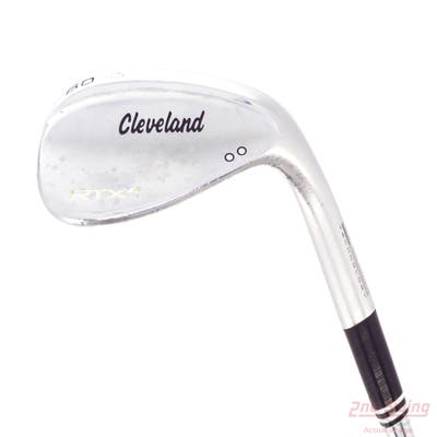 Cleveland RTX 4 Tour Satin Wedge Lob LW 60° 9 Deg Bounce Mid Dynamic Gold Tour Issue S400 Steel Stiff Right Handed 37.5in