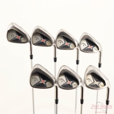 Callaway 2013 X Hot Iron Set 5-PW AW Project X PXv Graphite Regular Right Handed +1/2"
