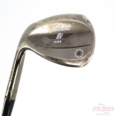 Titleist Vokey SM7 Brushed Steel Wedge Lob LW 58° 12 Deg Bounce D Grind SM7 BV Steel Wedge Flex Left Handed 35.0in