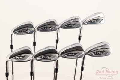 Ping G425 Iron Set 4-PW SW True Temper Dynamic Gold 105 Steel Stiff Left Handed Green Dot +1/2"