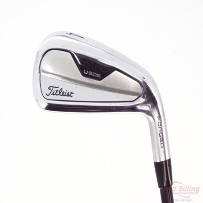 Titleist U-505 Utility Iron 4 Utility PX HZRDUS Smoke Black RDX 80 Graphite Stiff Right Handed 39.75in