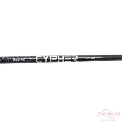 Used W/ Adapter Project X Cypher 40g Hybrid Shaft Ladies 39.5in