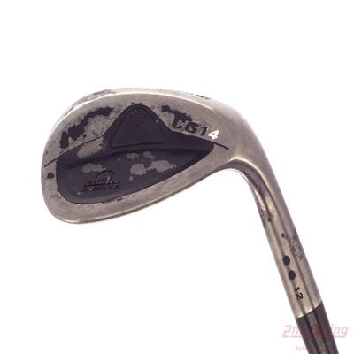 Cleveland CG14 Gunmetal Wedge Lob LW 60° 12 Deg Bounce Cleveland Traction Wedge Steel Wedge Flex Right Handed 35.5in