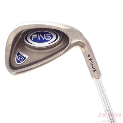 Ping G5 Single Iron Pitching Wedge PW Stock Steel Shaft Steel Wedge Flex Right Handed Black Dot 35.75in