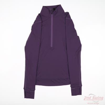 New Womens Greyson 1/4 Zip Pullover X-Small XS Purple MSRP $100