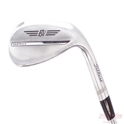 Titleist Vokey SM10 Tour Chrome Wedge Lob LW 58° 4 Deg Bounce T Grind Stock Steel Shaft Steel Wedge Flex Right Handed 35.25in