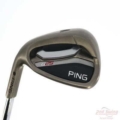 Ping G25 Single Iron Pitching Wedge PW Ping CFS Steel X-Stiff Left Handed Black Dot 36.75in