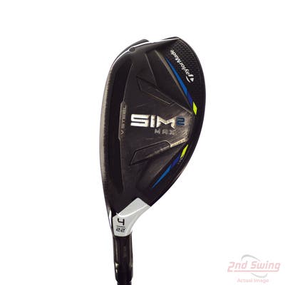 TaylorMade SIM2 MAX Rescue Hybrid 4 Hybrid 22° Fujikura Ventus Blue 5 Graphite Senior Left Handed 40.5in