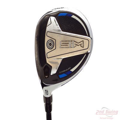 TaylorMade SIM Ti Fairway Wood 5 Wood 5W 19° Mitsubishi Bassara E-Series 42 Graphite Senior Left Handed 42.75in