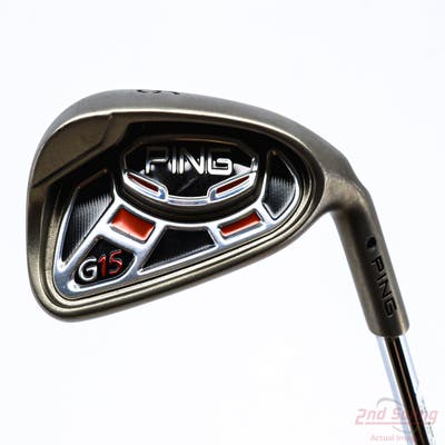 Ping G15 Single Iron 6 Iron Project X Rifle 5.0 Steel Senior Right Handed Black Dot 37.5in