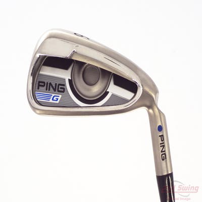 Ping 2016 G Single Iron 6 Iron Ping CFS Graphite Graphite Regular Right Handed Blue Dot 37.75in
