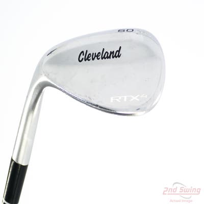 Cleveland RTX 4 Tour Satin Wedge Lob LW 60° 9 Deg Bounce Full Dynamic Gold Tour Issue S400 Steel Stiff Left Handed 35.0in