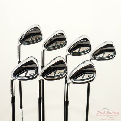 Ping G730 Iron Set 7-PW AW GW SW ALTA CB Black Graphite Senior Left Handed Brown Dot -1"