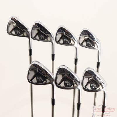 Callaway Apex 21 Iron Set 4-PW Aerotech SteelFiber i95 Graphite Stiff Right Handed STD