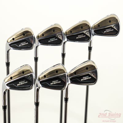 Callaway Great Big Bertha 23 Iron Set 5-PW AW UST Helium Nanocore IP 60 Graphite Senior Left Handed +1/4"