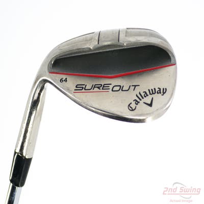 Callaway Sure Out Wedge Lob LW 64° FST KBS Tour 90 Steel Wedge Flex Left Handed 35.0in