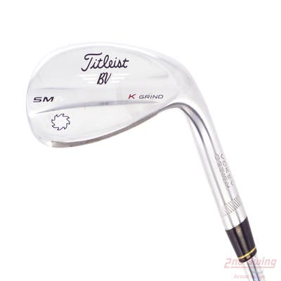 Titleist Vokey SM6 Tour Chrome Wedge Lob LW 58° 12 Deg Bounce K Grind True Temper XP 95 Black S300 Steel Stiff Right Handed 35.0in