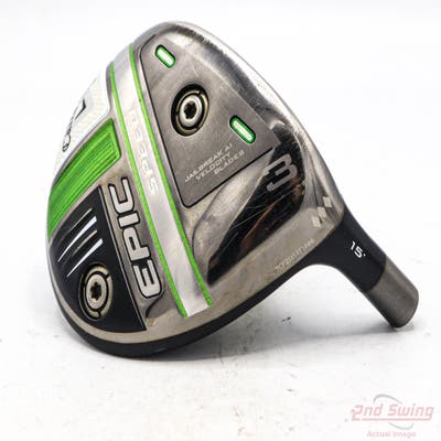 Callaway EPIC Speed Triple diamond Fairway Wood 3 Wood 3W 15° Graphite Right Handed ***head only***